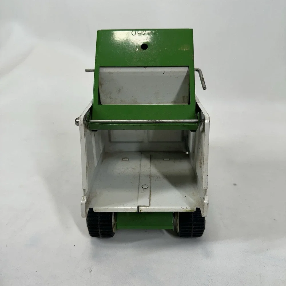 1970s Tonka Pressed Steel Litter Bug Garbage Truck Green/White ‎ Vintage